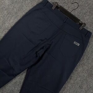 Deolax Pants Mens 35x30 Navy Stretch Lacrosse Performance Casual Golf Khakis